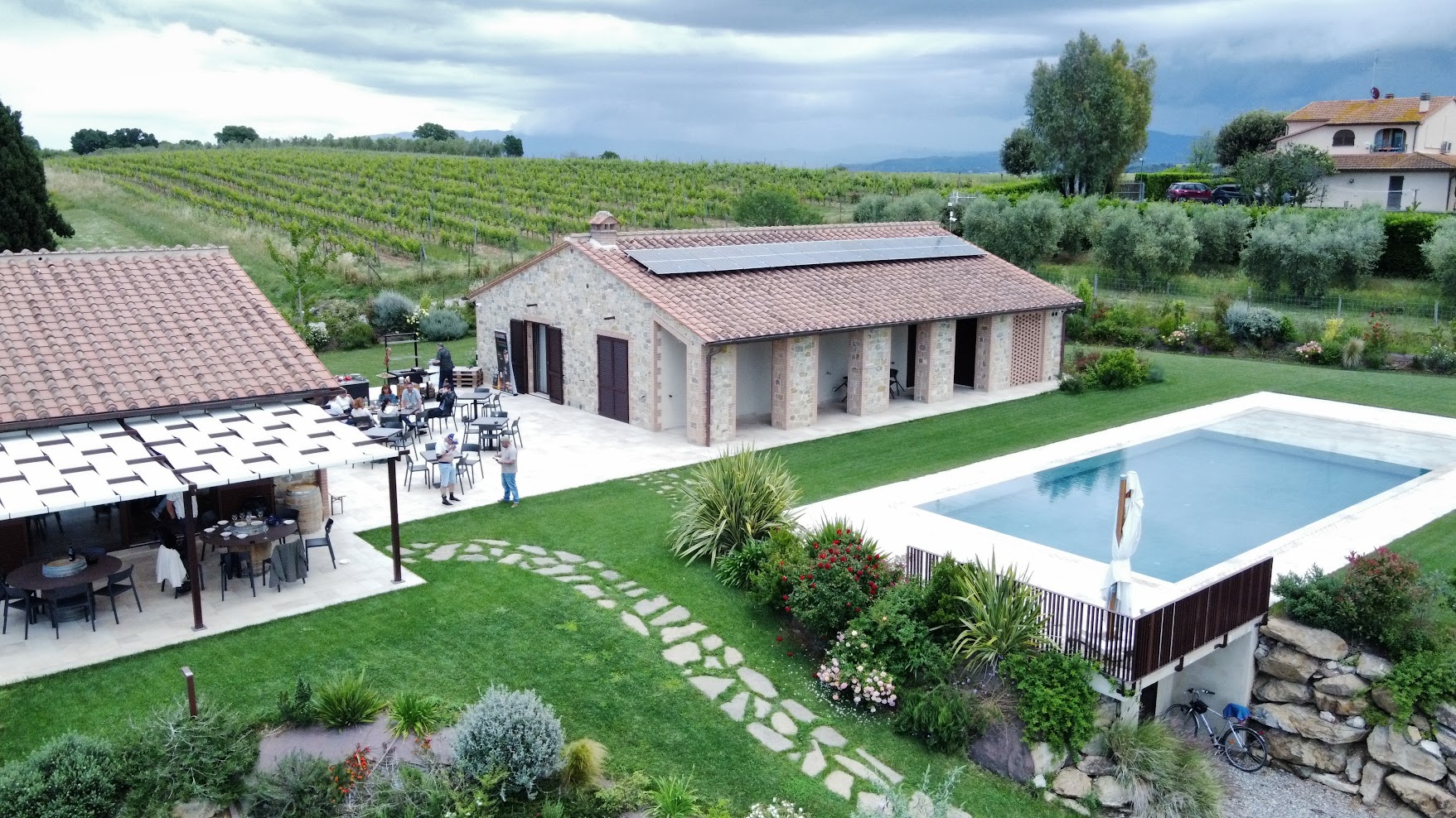 Podere mit Pool und Weinberg